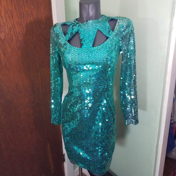 vintage sequin dress